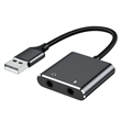 PLACA SONIDO USB 2.1 AURICULAR + MICROFONO