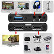 CAPTURADOR  VIDEO HDMI 4K C/LOOP  USB3.0