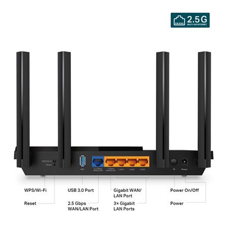 ROUTER WIFI6 AX55 PRO GIGABIT TPLINK DUAL BAND