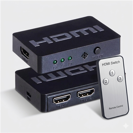 SELECTOR HDMI 3X1 1080P FULL HD