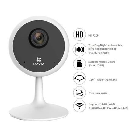 CAMARA WIFI C1C EZVIZ HD 720p VISION NOCTURNA